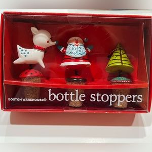 Boston Warehouse Bottle Stoppers (set of 3)